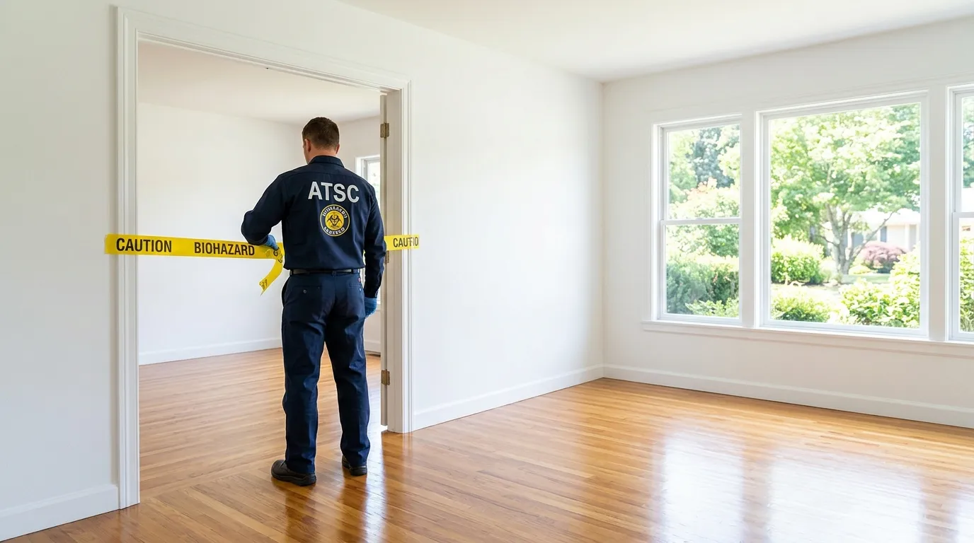 Certified biohazard cleanup crew performing Decomposition Cleanup in Hermosa Beach