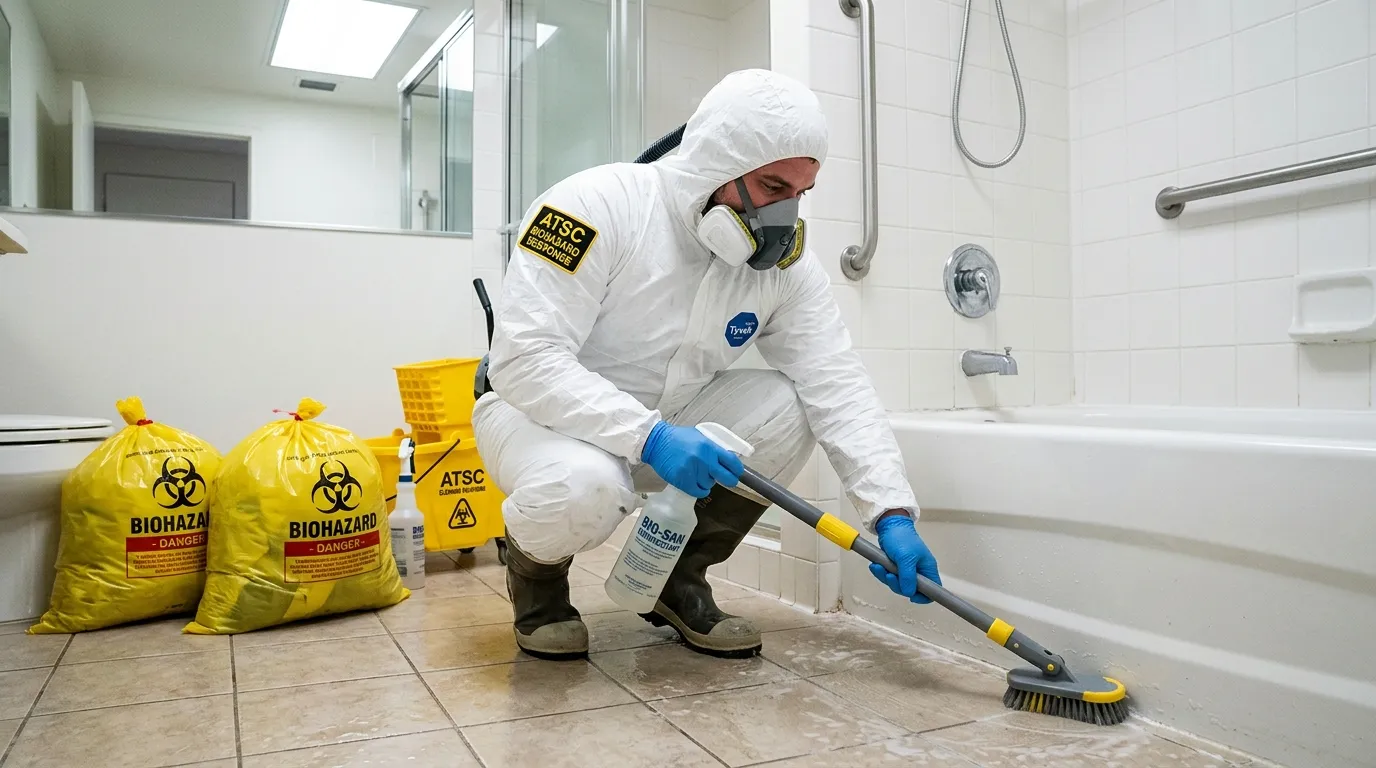 Decontamination equipment deployed for Blood Cleanup in Hermosa Beach